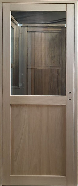 Bloc Porte Atelier Placage Chene H204 X L83 Cm Côte Tableau P.gauche Gd Menuiseries