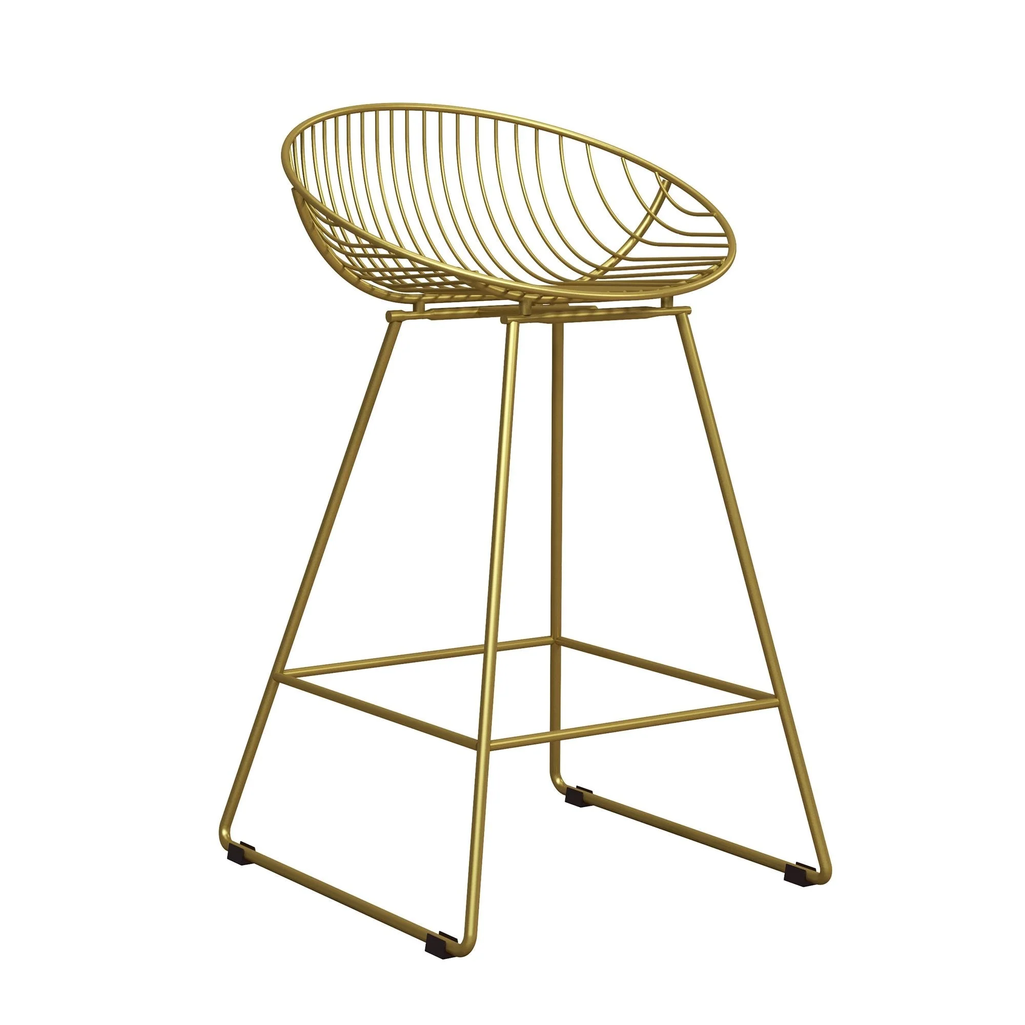 CosmoLiving by Cosmopolitan Ellis 24 Metal Counter Height Bar Stool