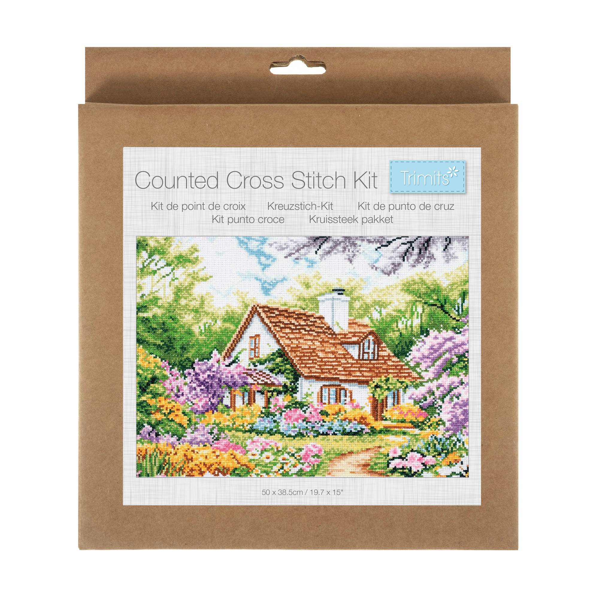 Trimits House Large Cross Stitch Kit 40cm x 30.5cm