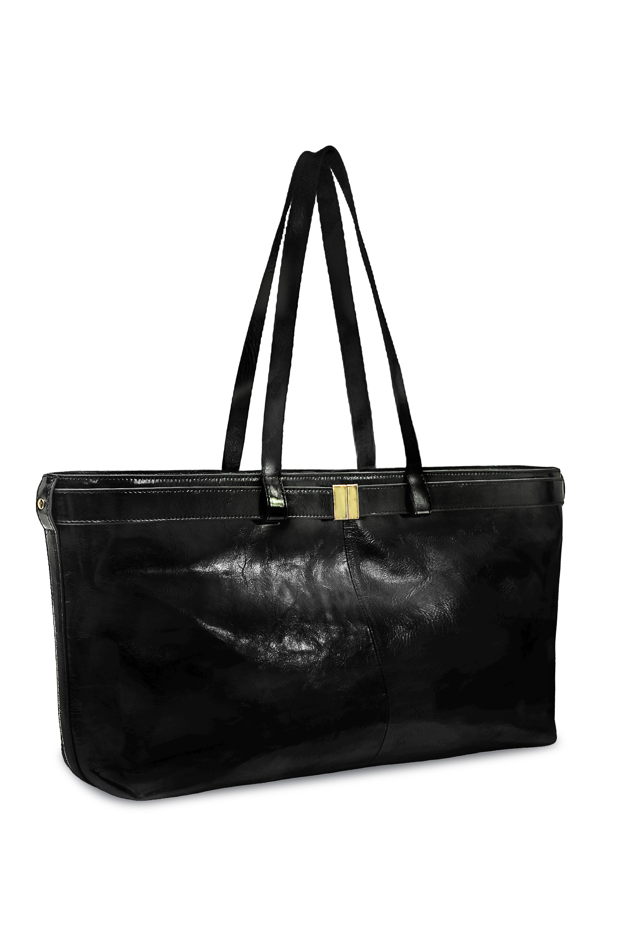 Apatchy London The Esme Crinkle Patent Leather Bag