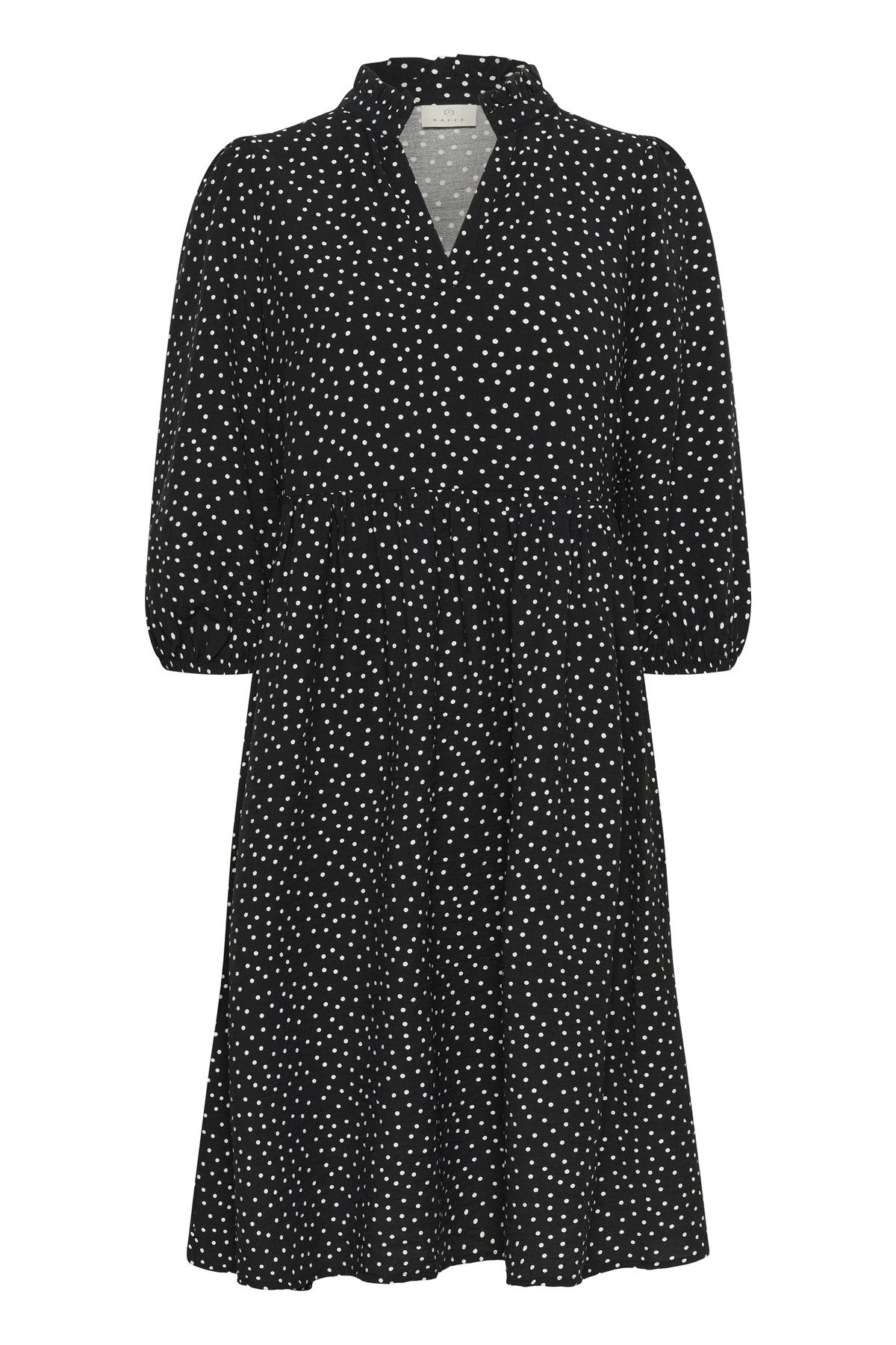 Kaffe Rea Printed V-Neck Midi Dress