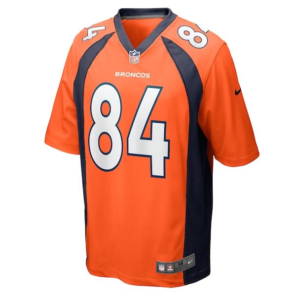 Chris Manhertz Denver Broncos Nike Game Player Jersey - Orange