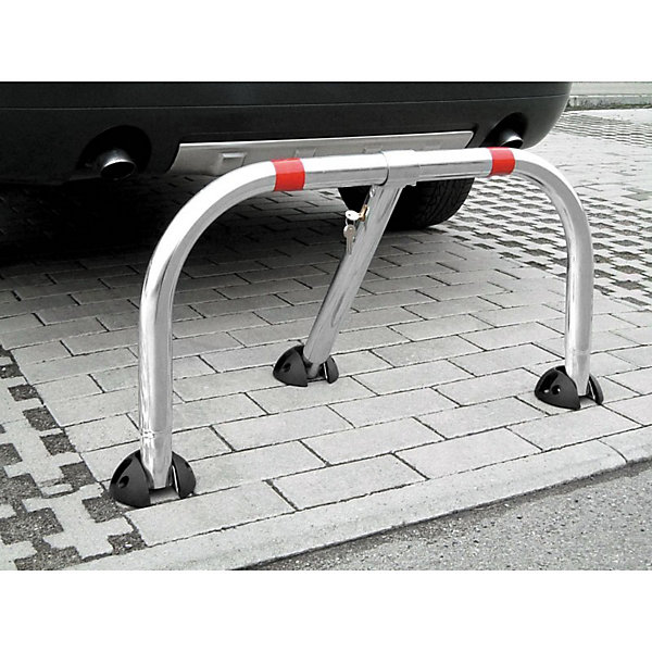 Barrière de parking premium, a clef, rabattable 3 pieds