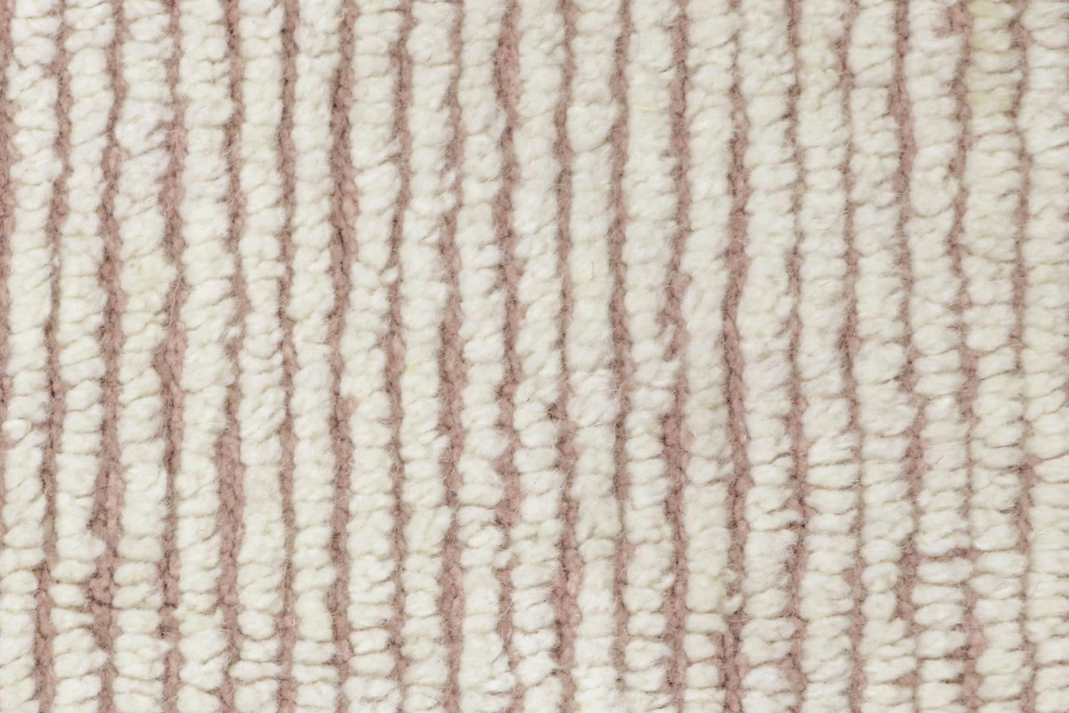 PINK NOSE SHEEP - Tapis lavable en laine rose 80 x 140