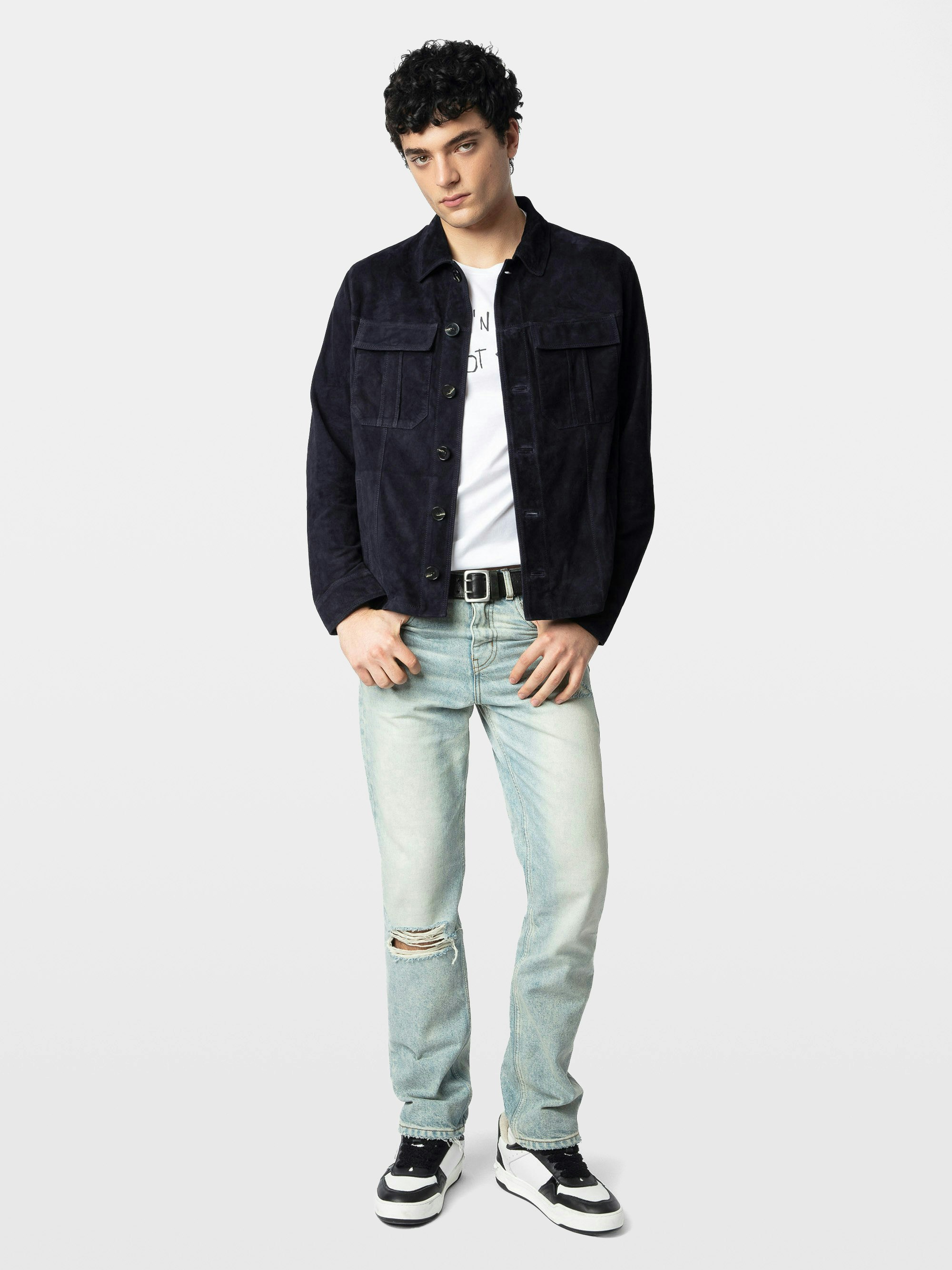 Blouson Kuba Cuir Suede