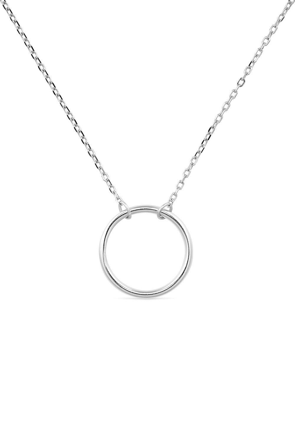 Elk & Bloom Sterling Silver Circle Necklace