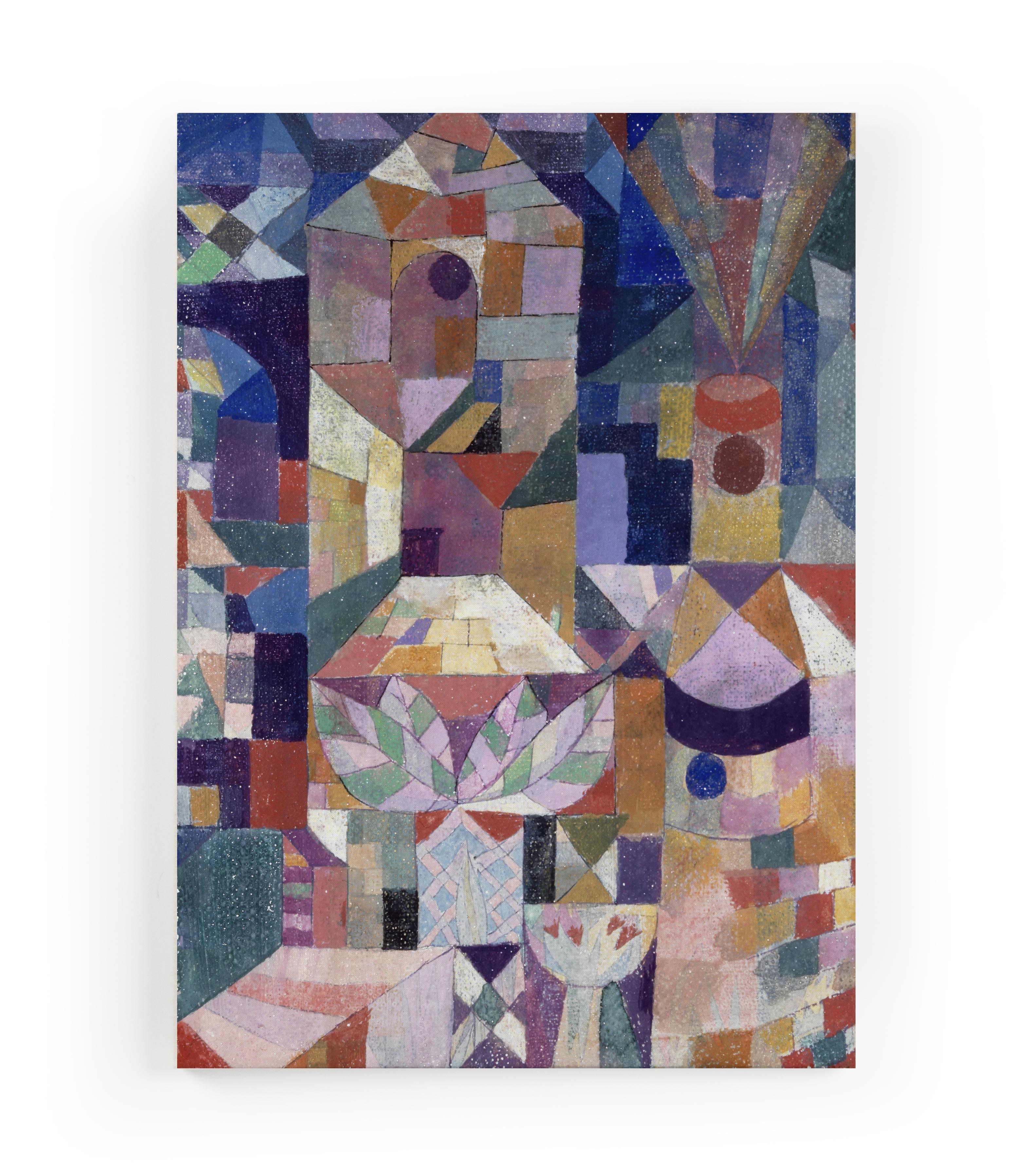 Canvas 60x40 Afdruk Burggarten Paul Klee