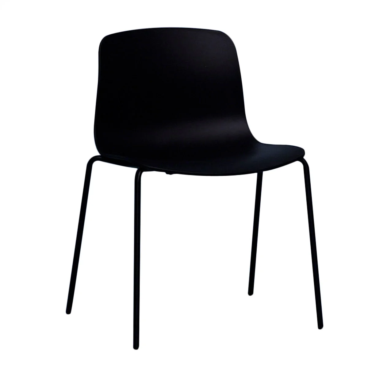 HAY - About A Chair AAC 16, Stahlrohr schwarz / schwarz