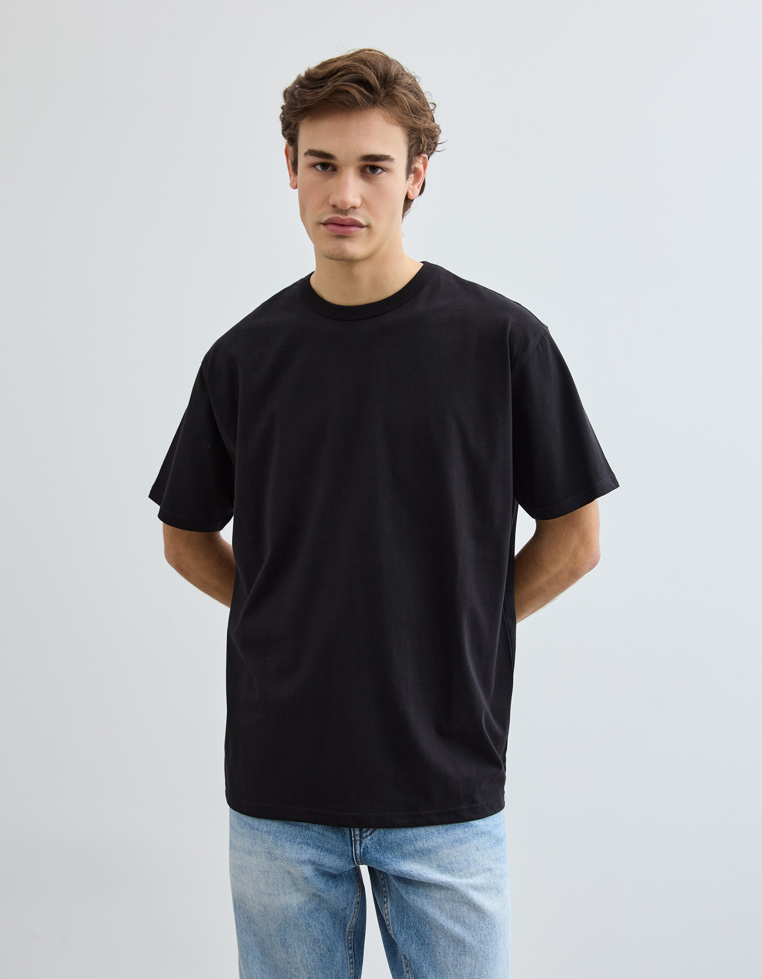 T-shirt Heavy Jersey, Homem, Preto
