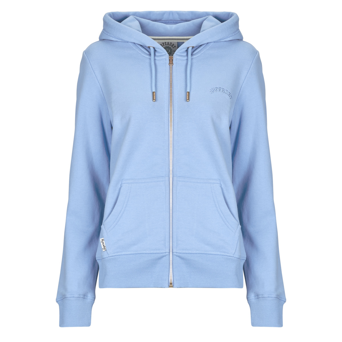 Superdry - Essential Logo Ziphood Hb - Bluebell