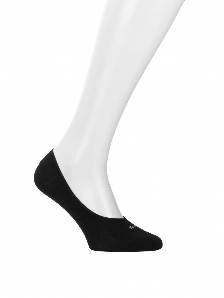 Ladies' black no-show socks