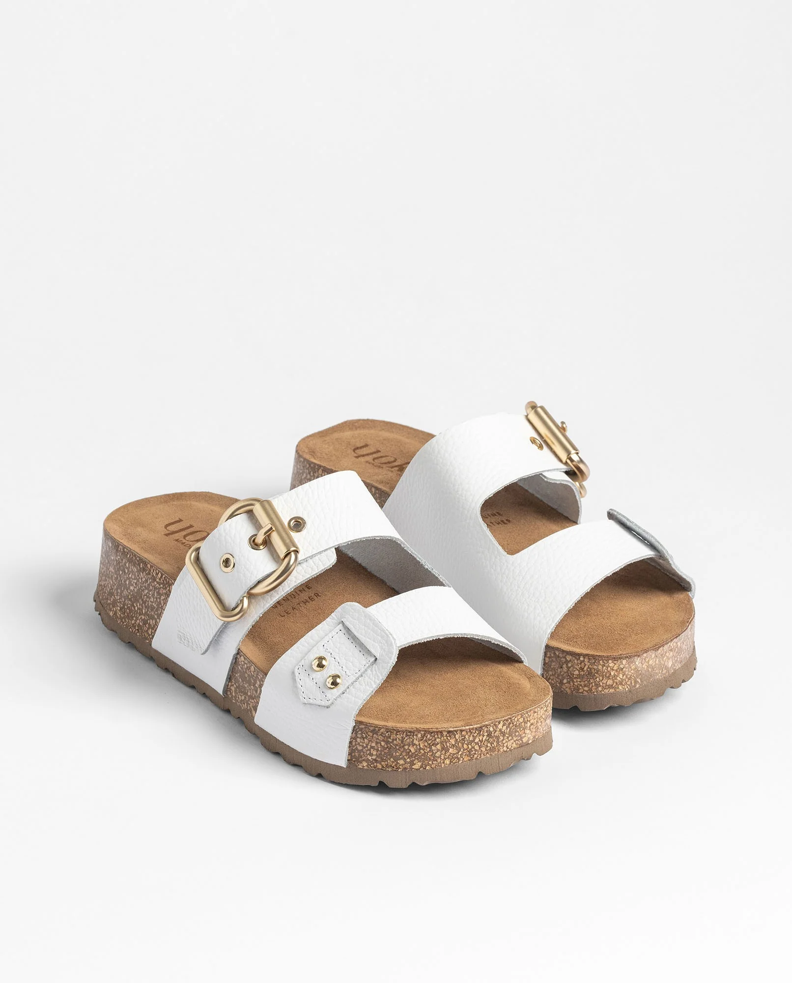 Sandalia plataforma WIWI-252 blanco