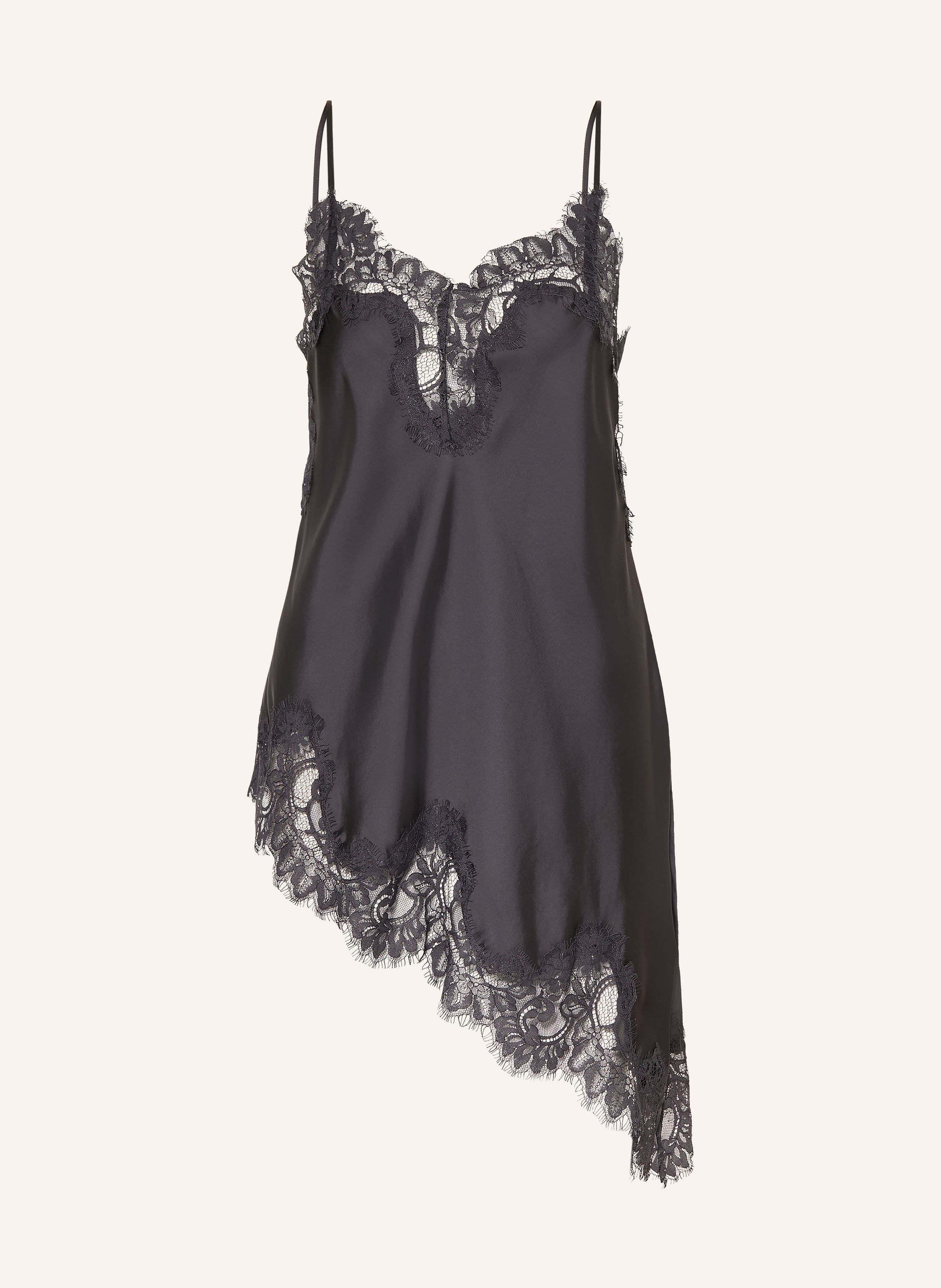 RIANI Satintop mit Spitze