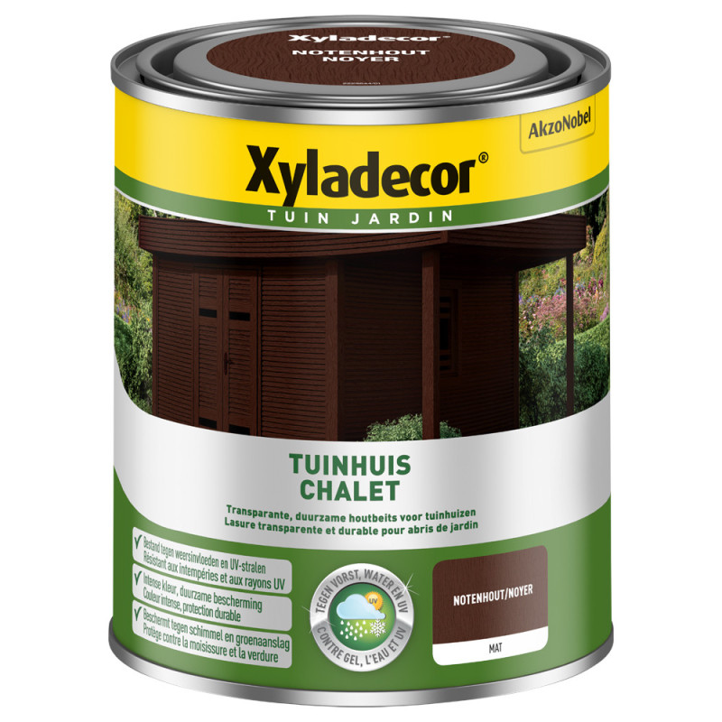 Lasure pour bois Chalet noyer 0,75 L XYLADECOR