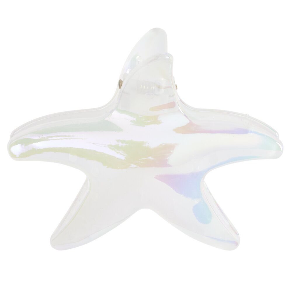 Pince cheveux coquillage blanc nacré L6cm