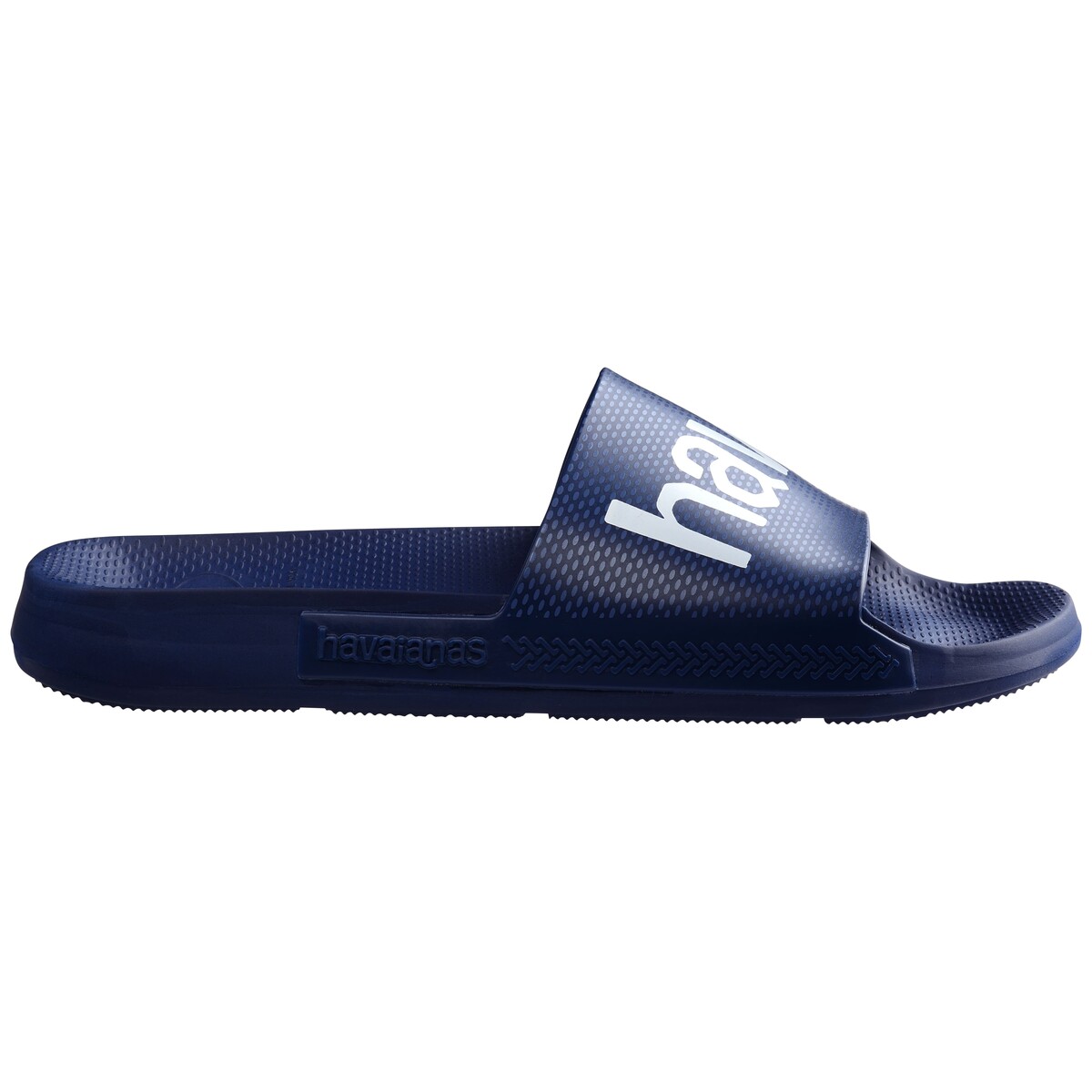 Havaianas - SLIDE CLASSIC LOGOMANIA - Navy / White