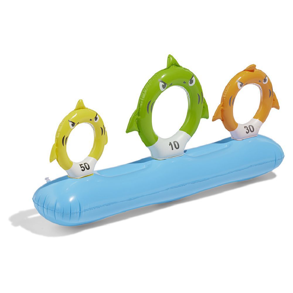 Jeu de cible requin gonflable
