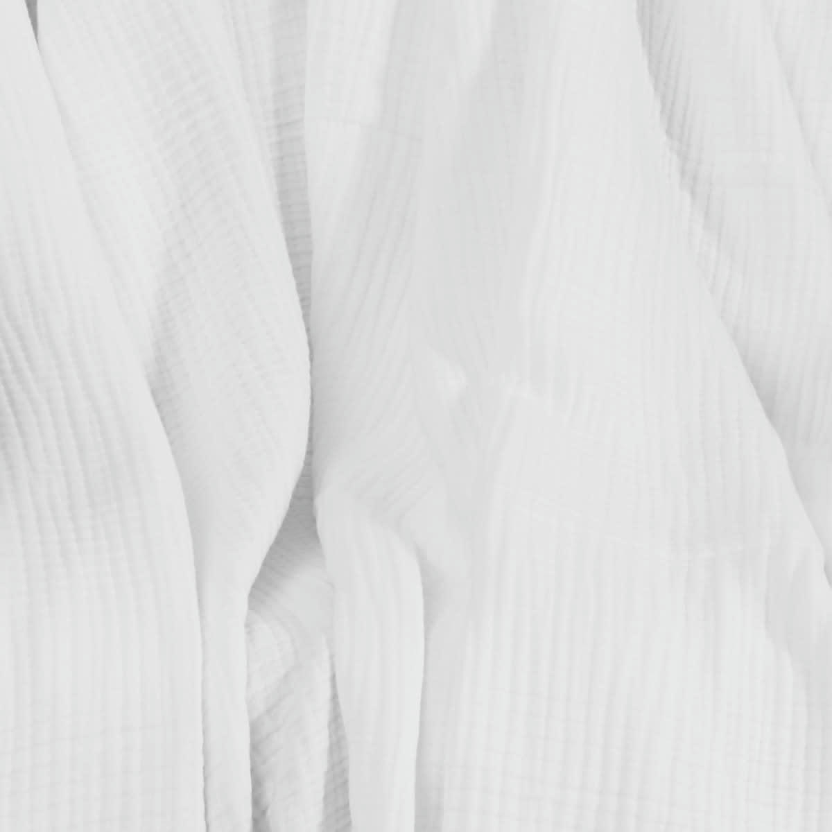 LOFT - Plaid en gaze de coton  blanc 130x170 cm