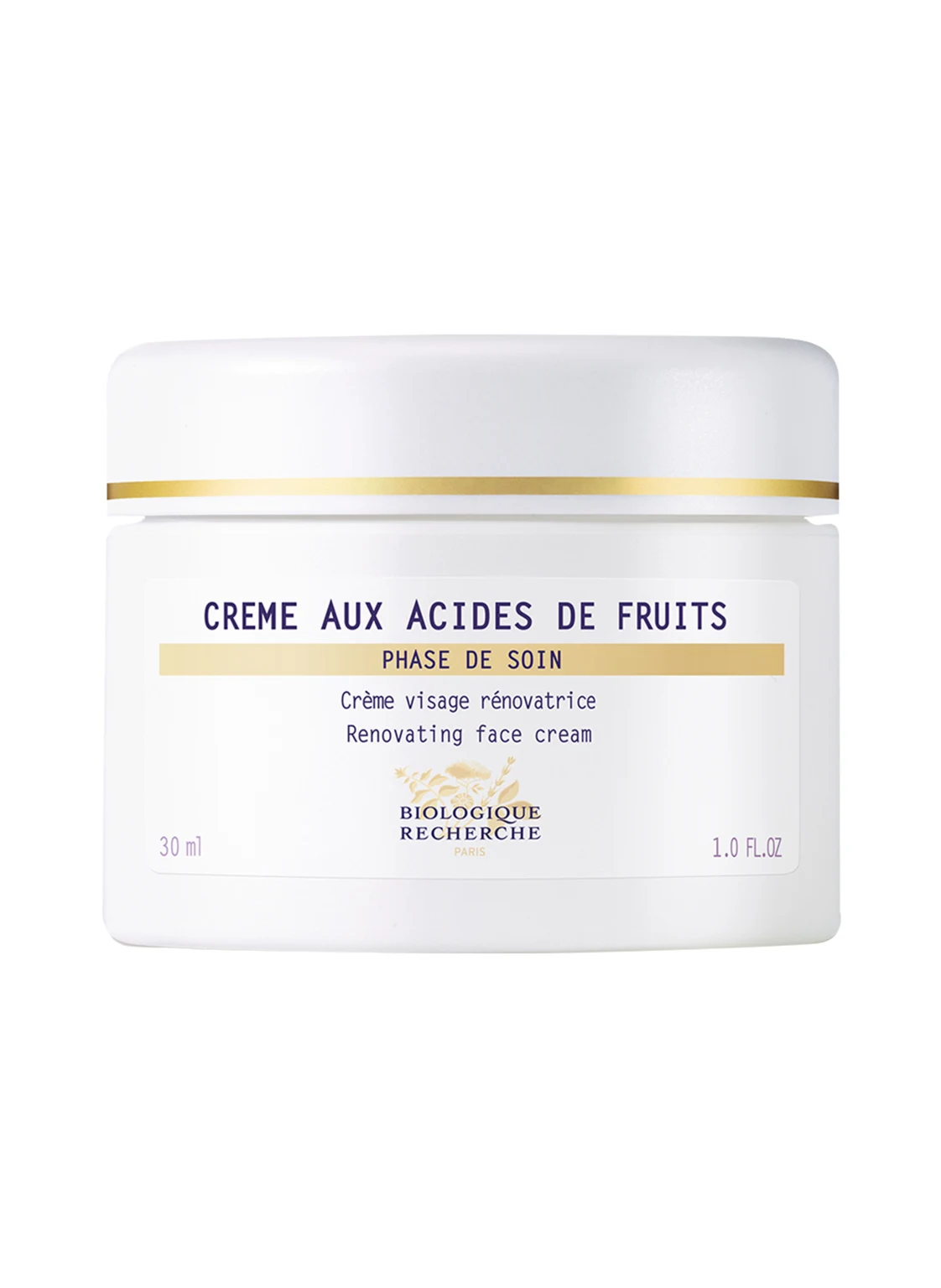 BIOLOGIQUE RECHERCHE CRÈME AUX ACIDES DE FRUITS