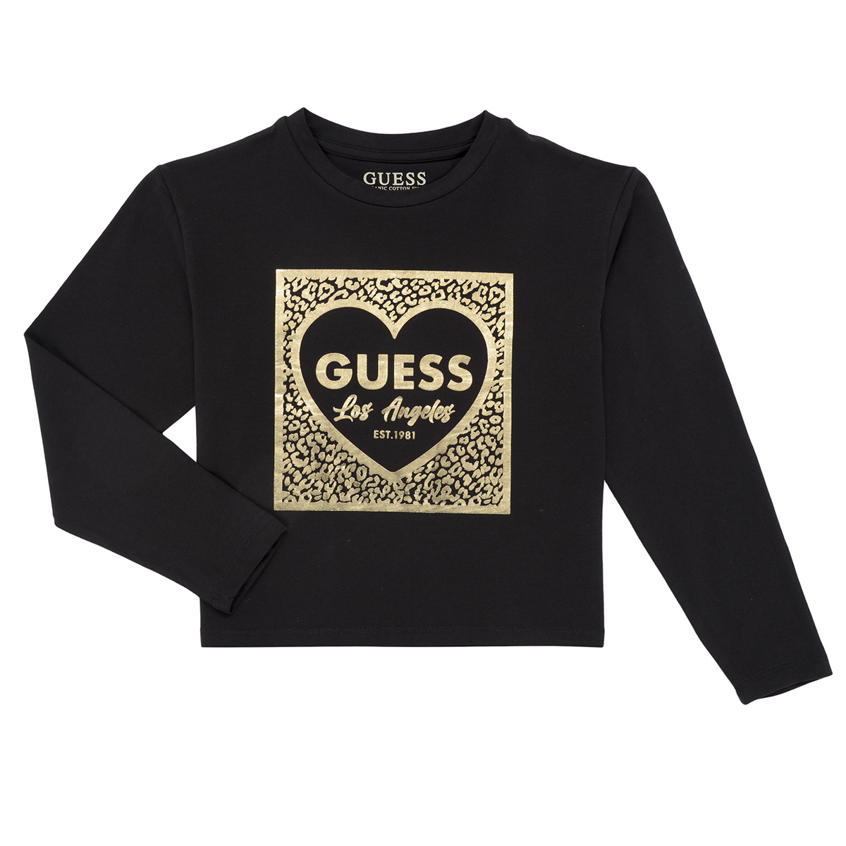 Guess - LS T SHIRT - Black