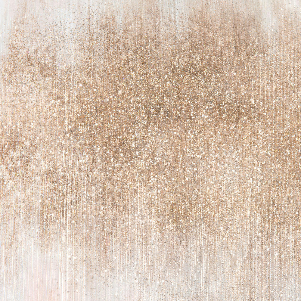 - Toile dorée, blanche et vieux rose 60x60