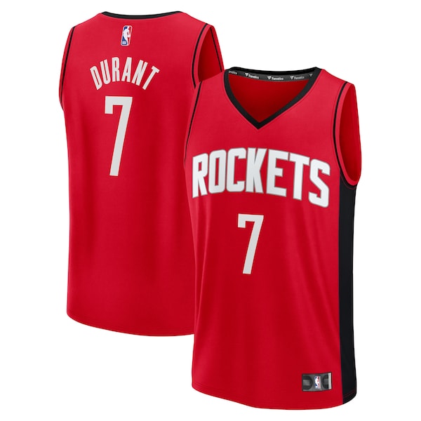 Kevin Durant Houston Rockets  Fast Break Replica Player Jersey - Icon Edition - Red