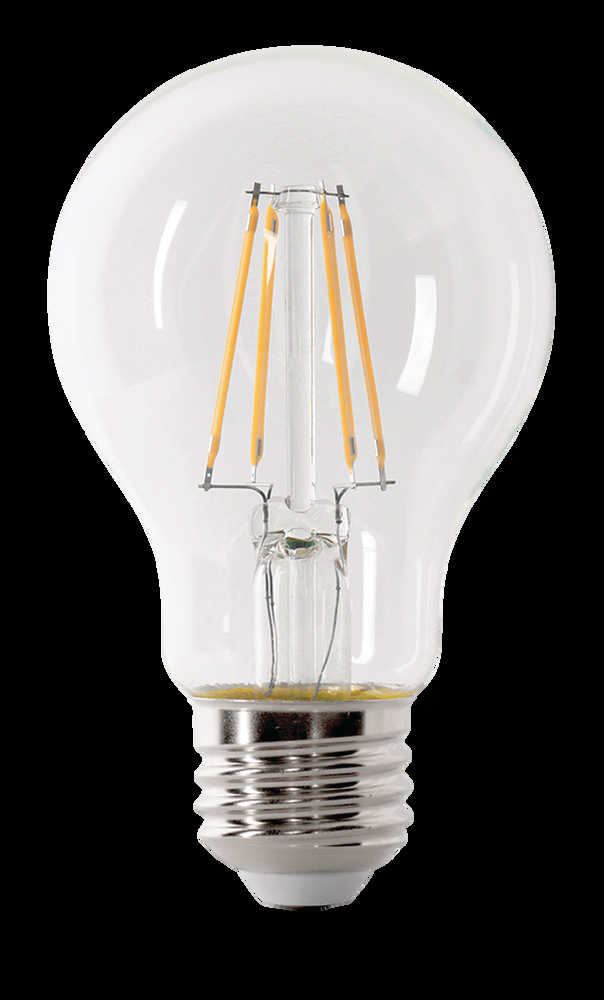 Feit Electric A19 Dimmable LED Clear Glass Filament Light Bulbs, 5000K, Daylight, 60W, 8-pk