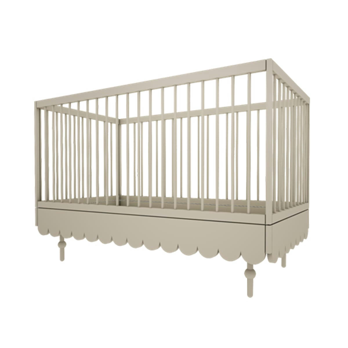 BABUSHKA - Lit évolutif 70x140 olive