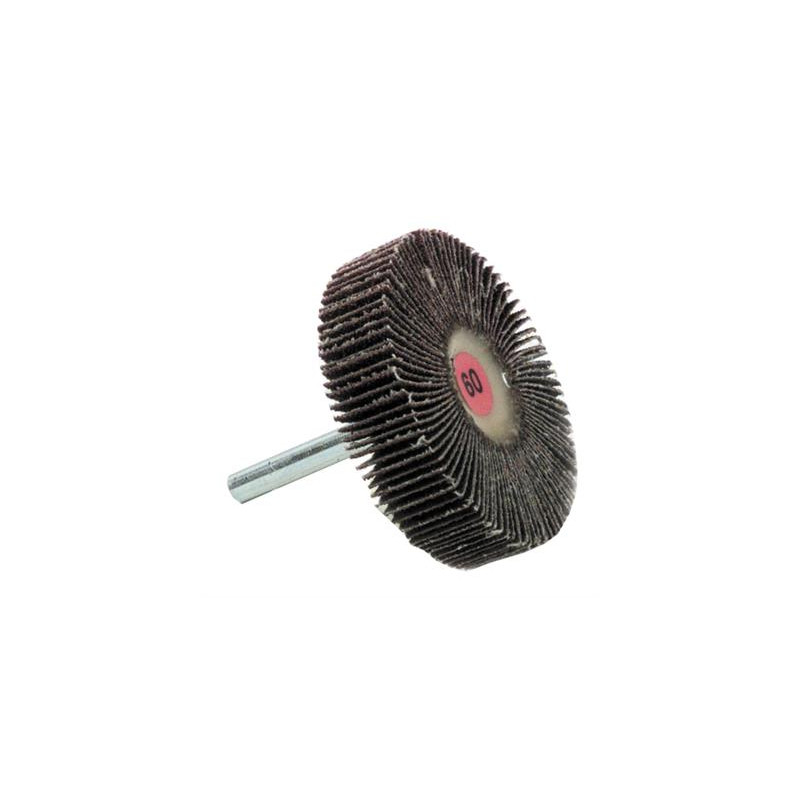 Roue à lamelles abrasives grain 60 Ø 60 x 15 mm