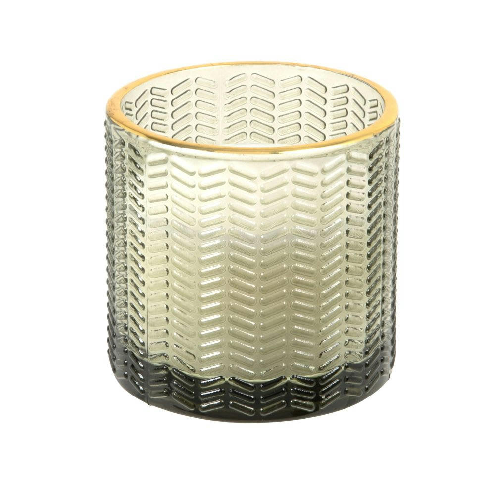 COLORAMA - Bougie parfumée en verre vert H7 100 g