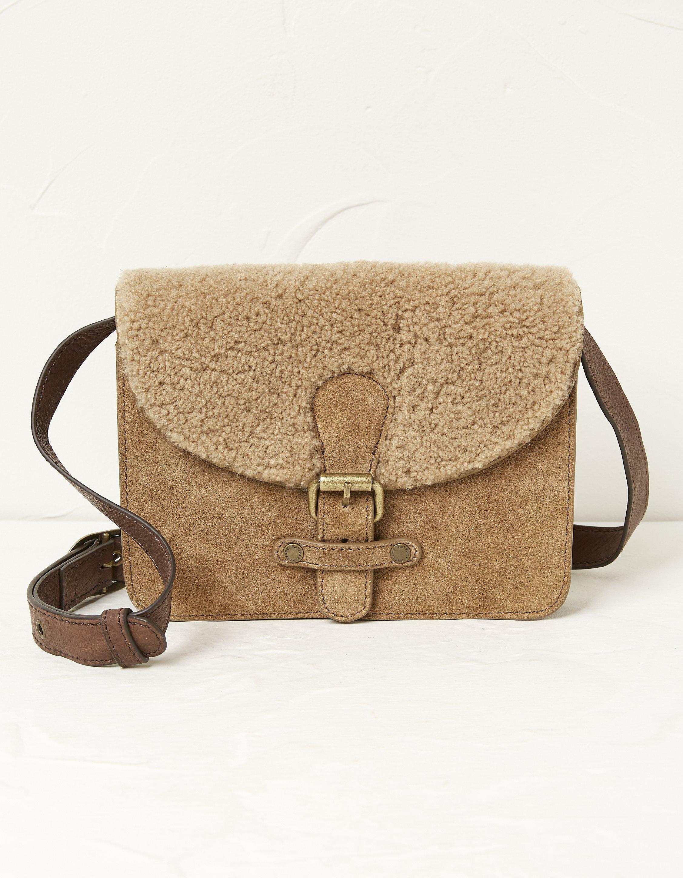 The Avery Shearling Crossbody Bag