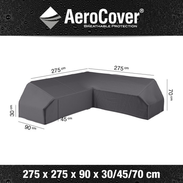 Pokrowiec na zestaw ogrodowy narożny7881275x275x90x30-45-70AeroCover