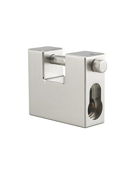 Cadenas Land Blindé, extérieur, anse acier cémenté, pour cylindre profilé, 95mm, 3 clés - THIRARD