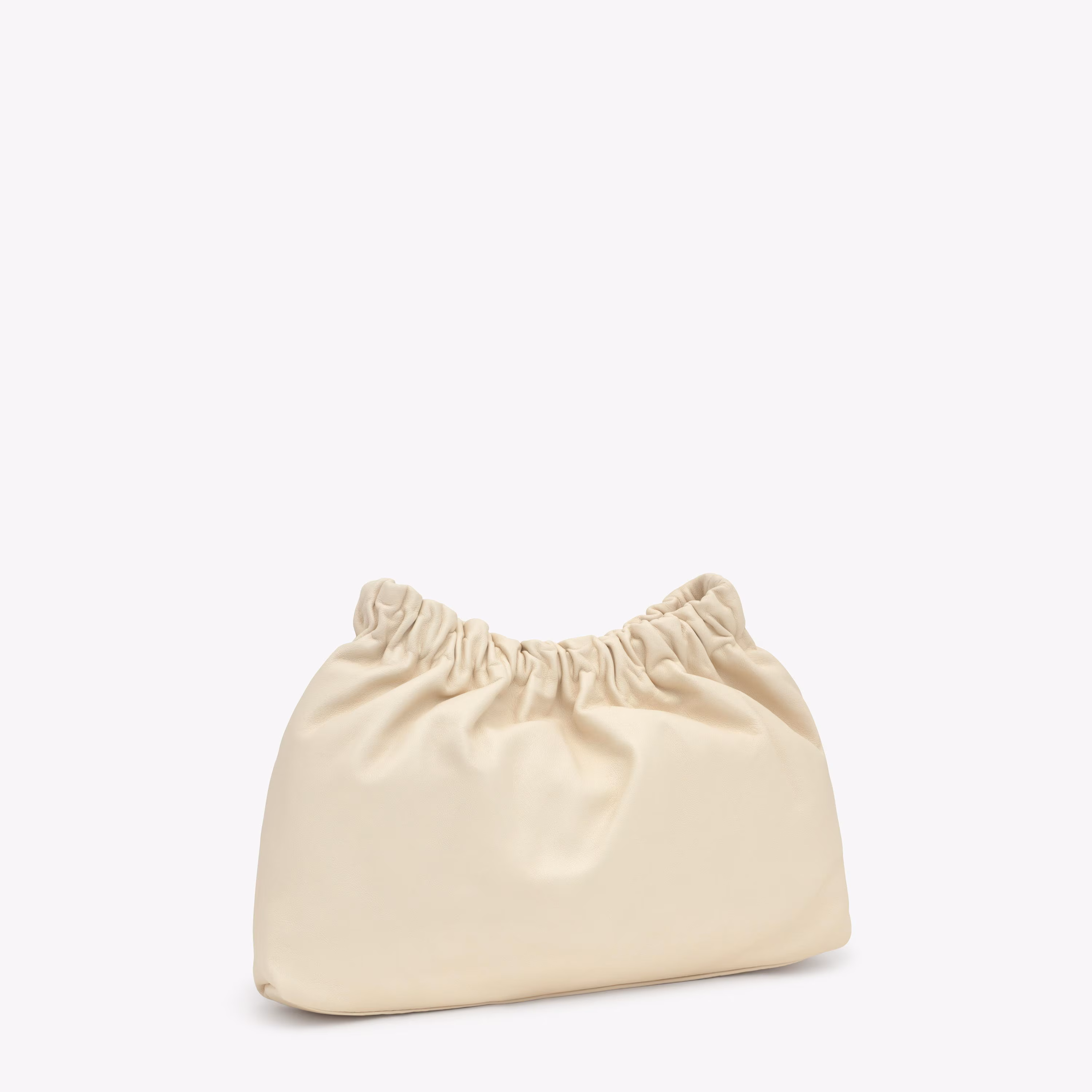 Clutch bandolera de piel beige TOUS Cloud