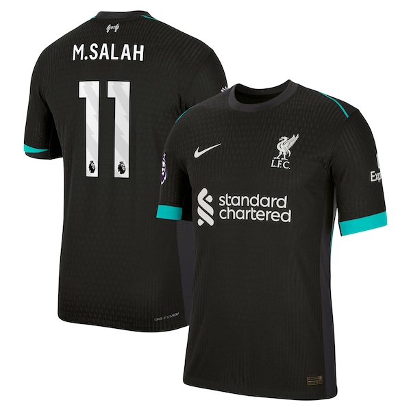 Mohamed Salah Liverpool Nike 2024/25 Away Authentic Jersey - Forest Green