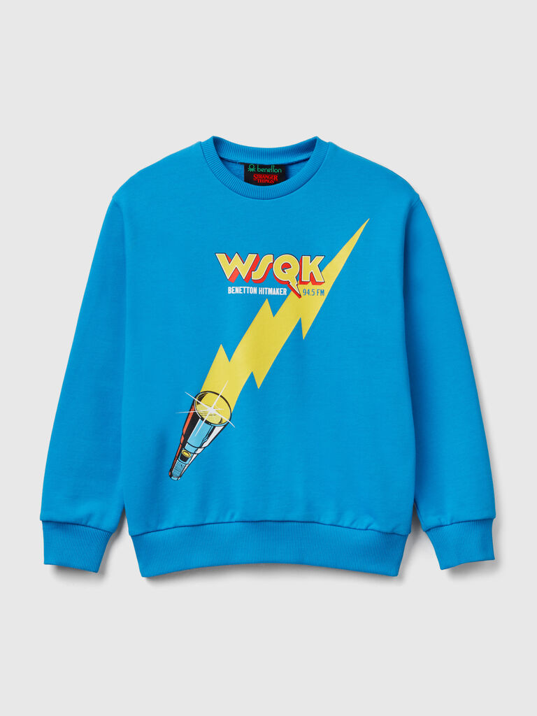 Sweatshirt with Stranger Things print
