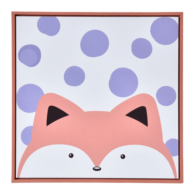 QUADRO 20 CM X 20 CM ANIMALS FOX