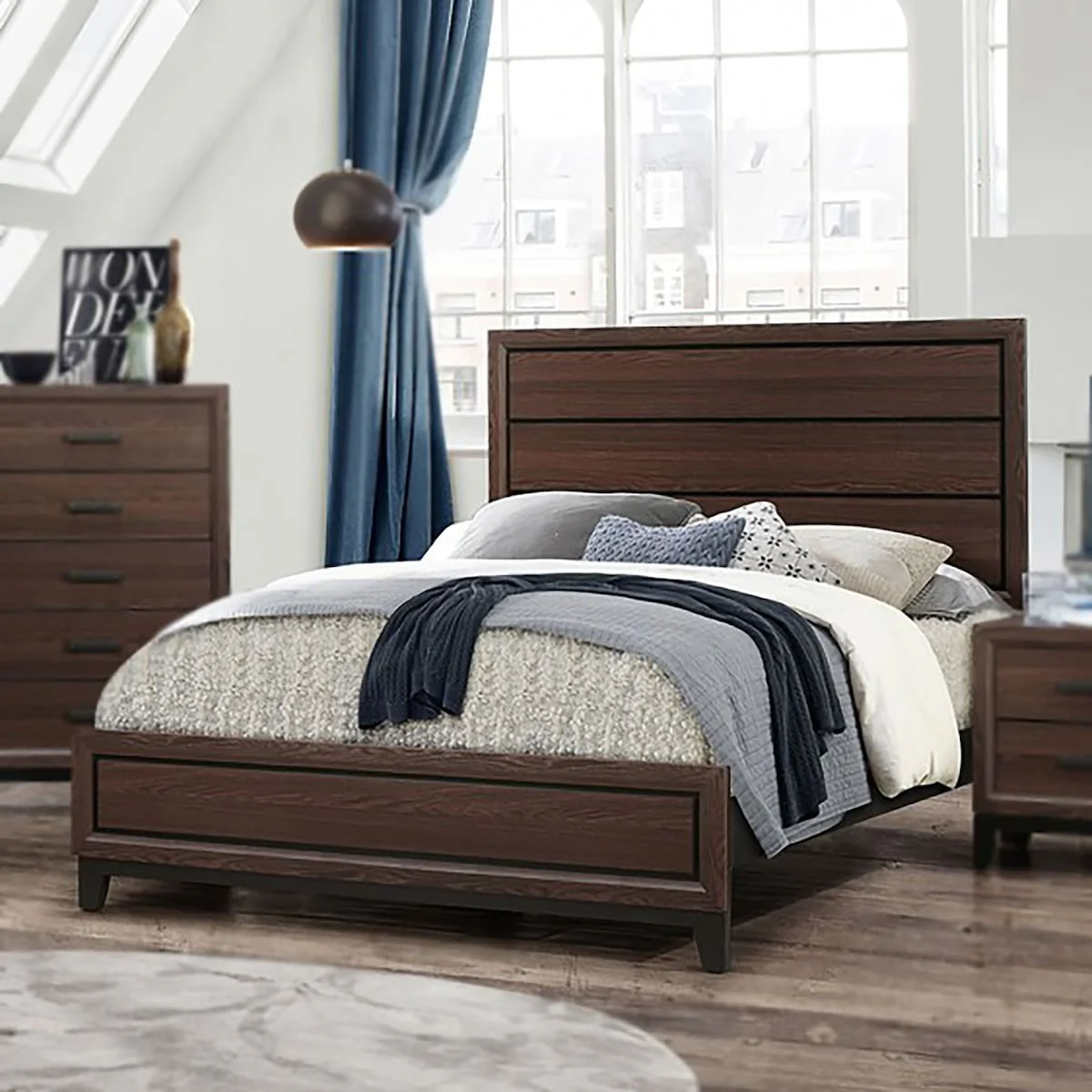 Catania Brown King 5 Piece Set
