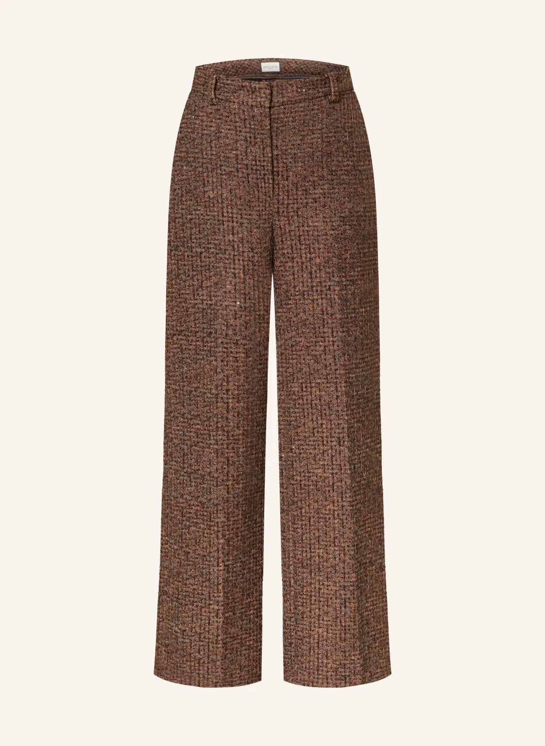 SEDUCTIVE Marlenehose DOMENICA aus Tweed mit Pailletten