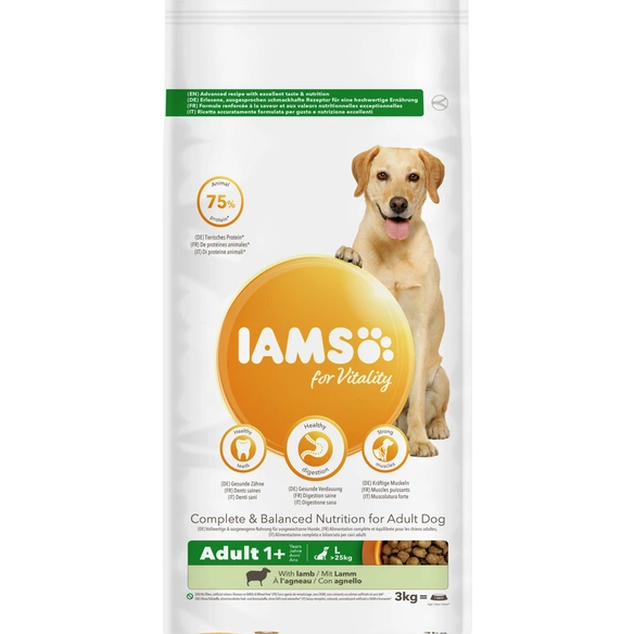 Hundetrockenfutter »Vital«, 1 Stück, je 3 kg, Lamm