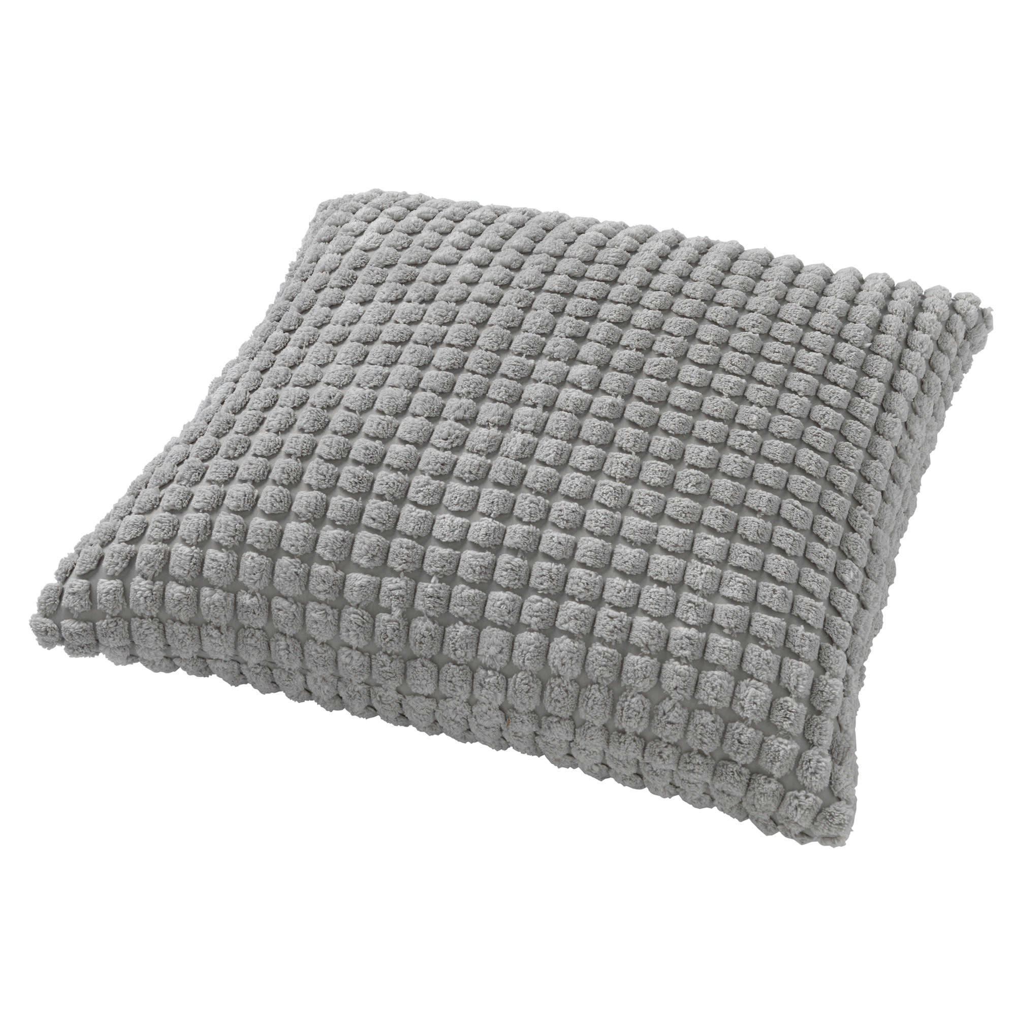 - Housse de coussin gris en velours-45x45 cm uni