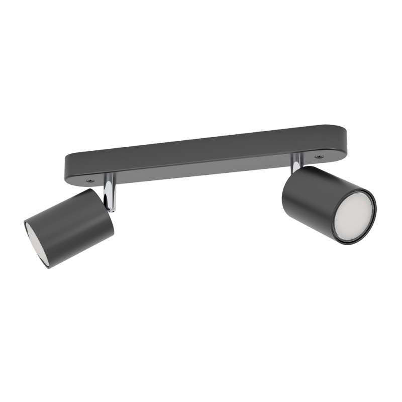 Spot Reciso-E noir GU10 2 x 5 W EGLO