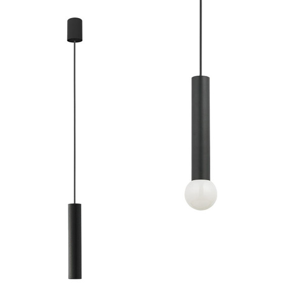 Lampa wisząca zwis rurka BATON BLACK M 7852 Nowodvorski