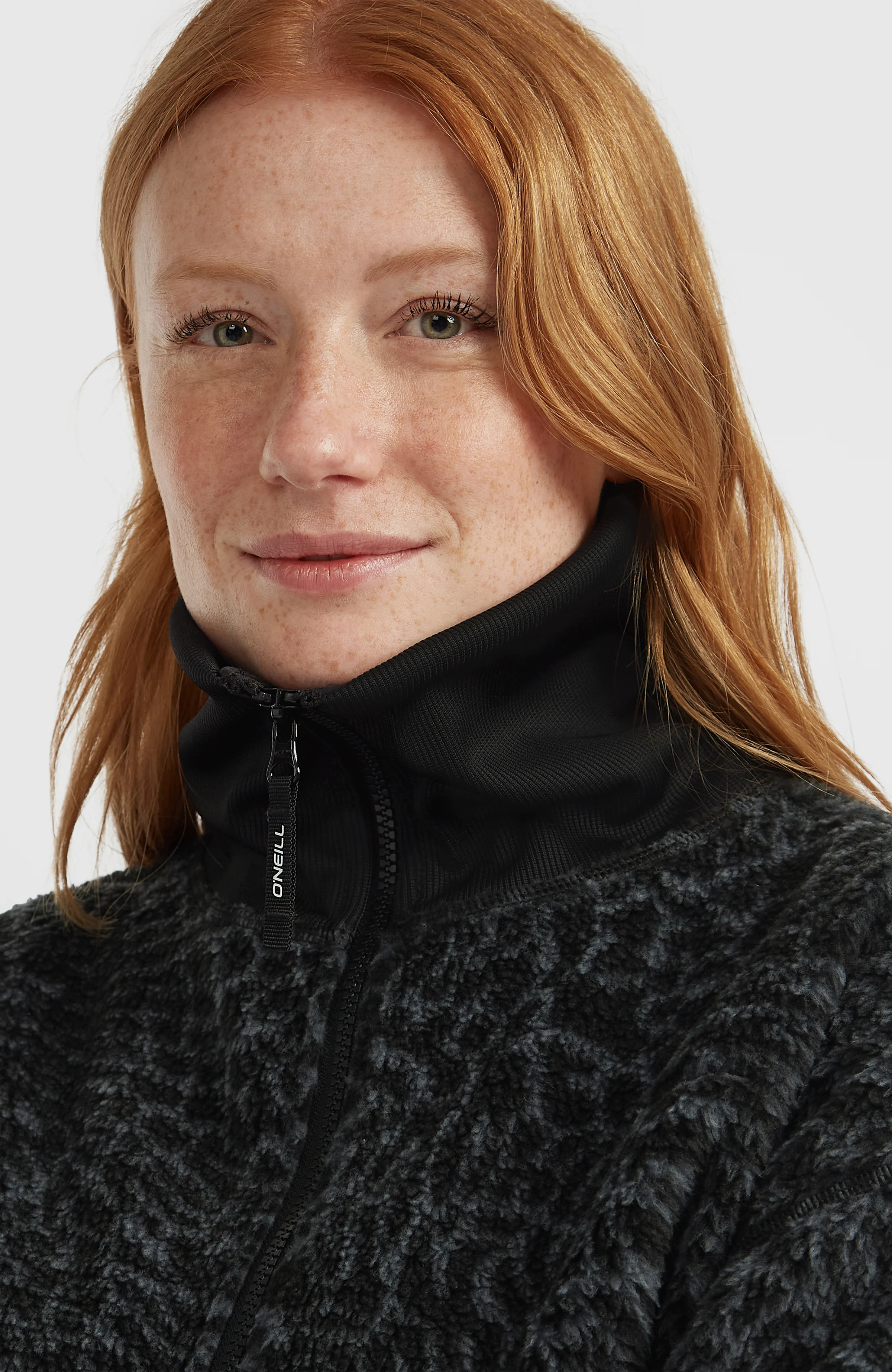 Dames O'Neill Must-Have fleecetrui met halve rits