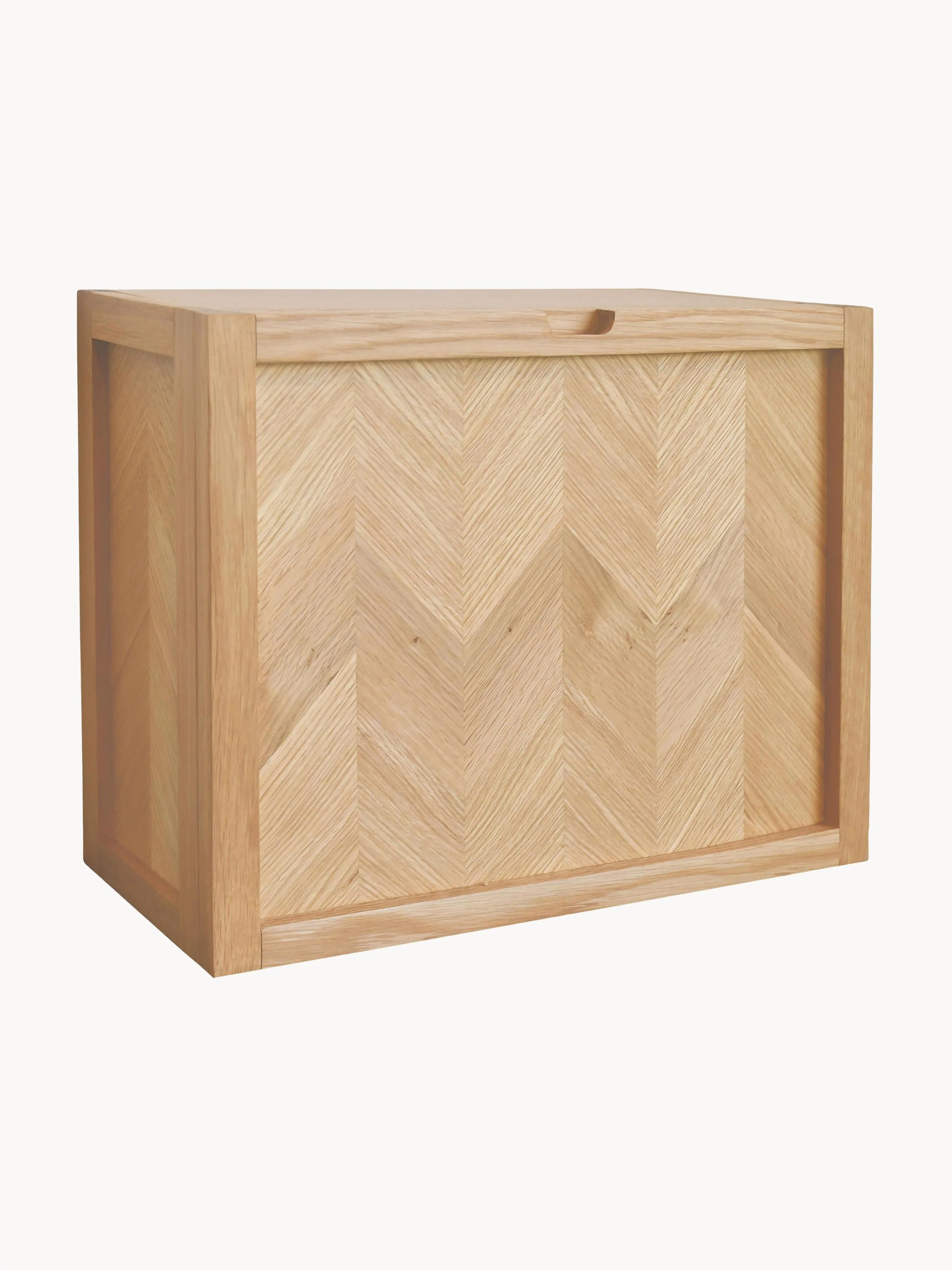 Wand-Schuhschrank Herringbone aus Eichenholz
