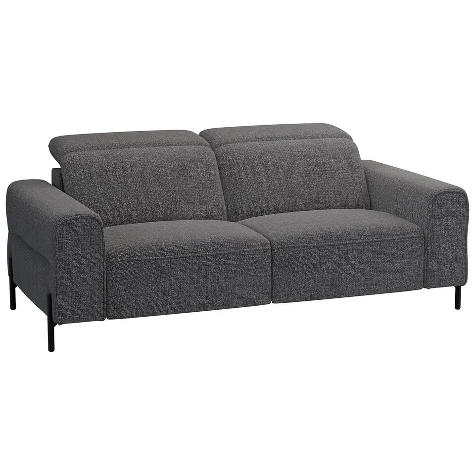 Bank Dave 3-zits - stof Chacha - grijs