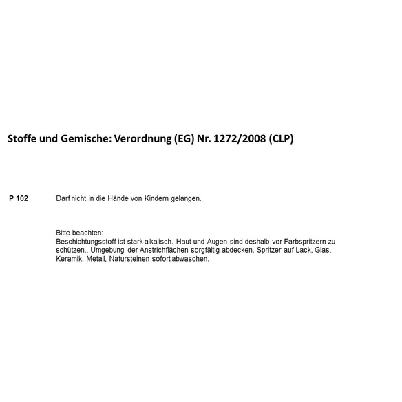 Innenfarbe, matt