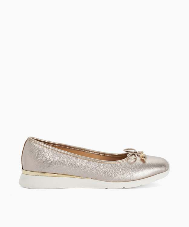 Highline Gold - Casual Ballet Flats