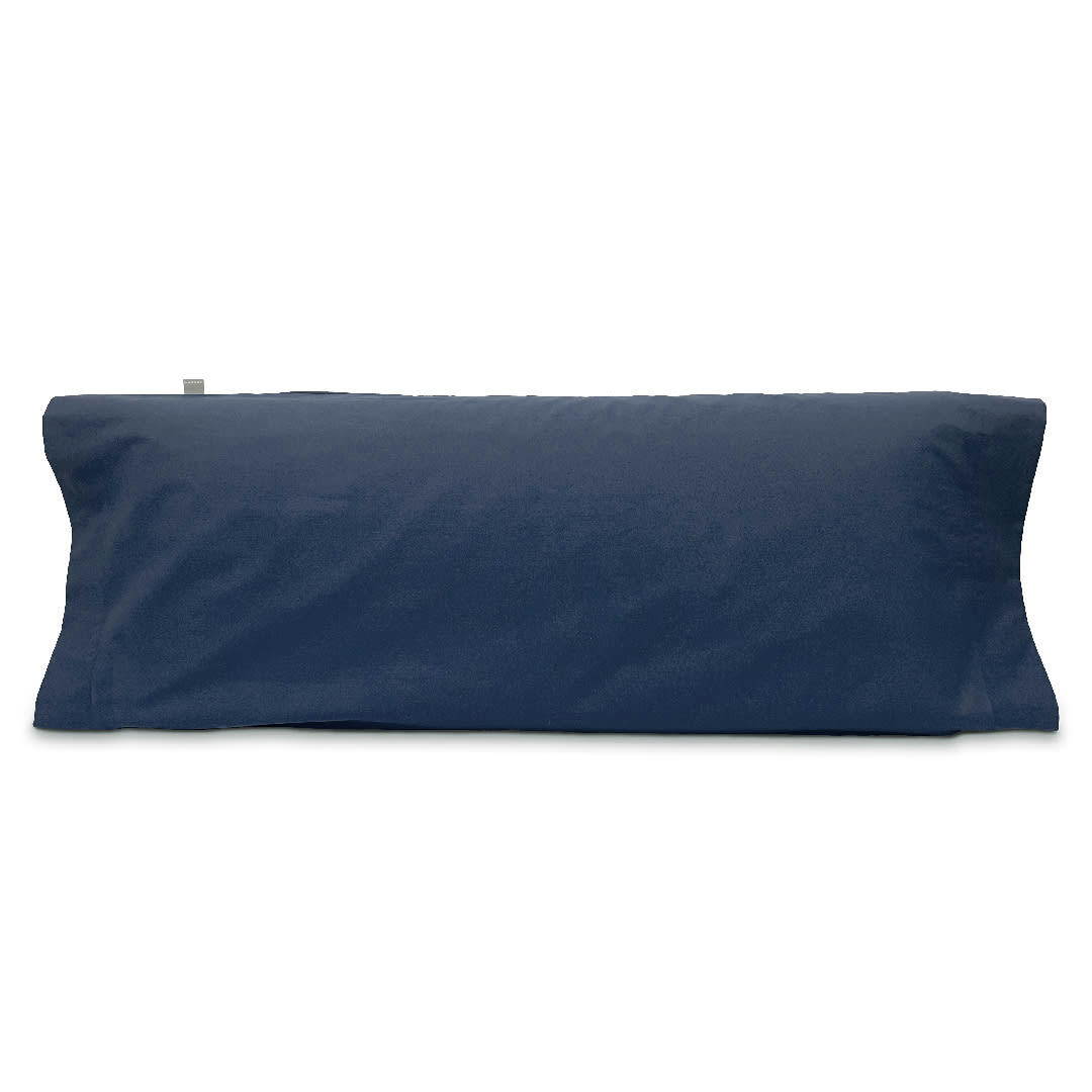CASUAL TO - Taie d'oreiller en coton 100% 45x110 cm bleu