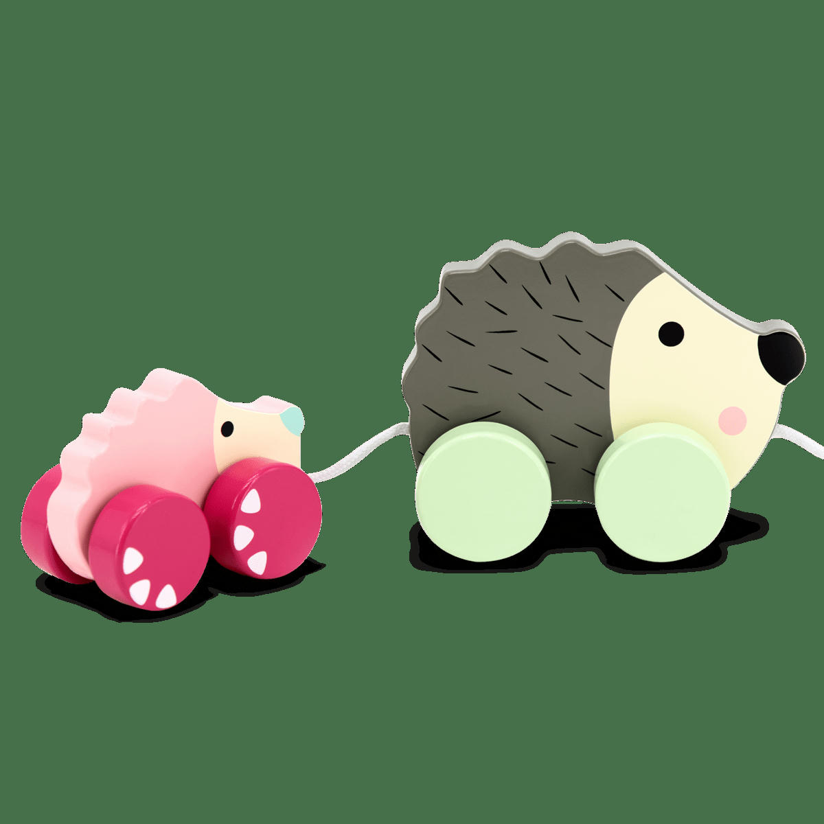 - Hérisson en bois naturel à chevaucher